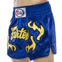 Шорти для тайського боксу та кікбоксингу FAIRTEX BS0664 S-2XL синій